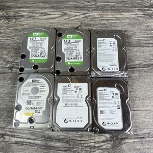 Lot of 6 Mixed - Seagate  Barracuda Western Digital - For parts - Not working